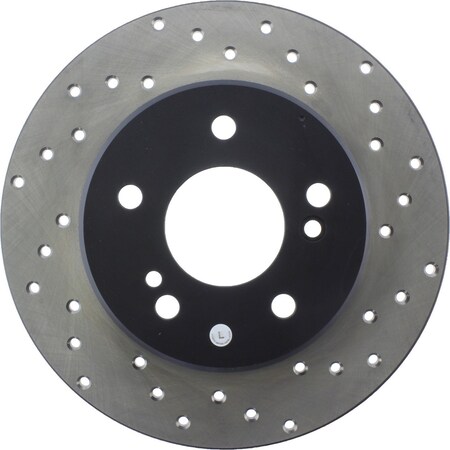 Centric Parts Sport Cross Drilled Brake Rotor, 128.35012L 128.35012L